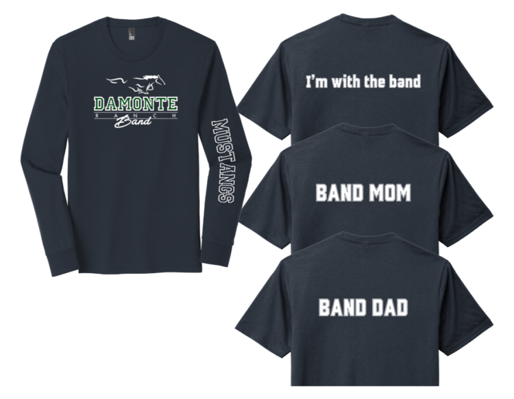 Damonte Ranch Band T-shirt (long sleeve)